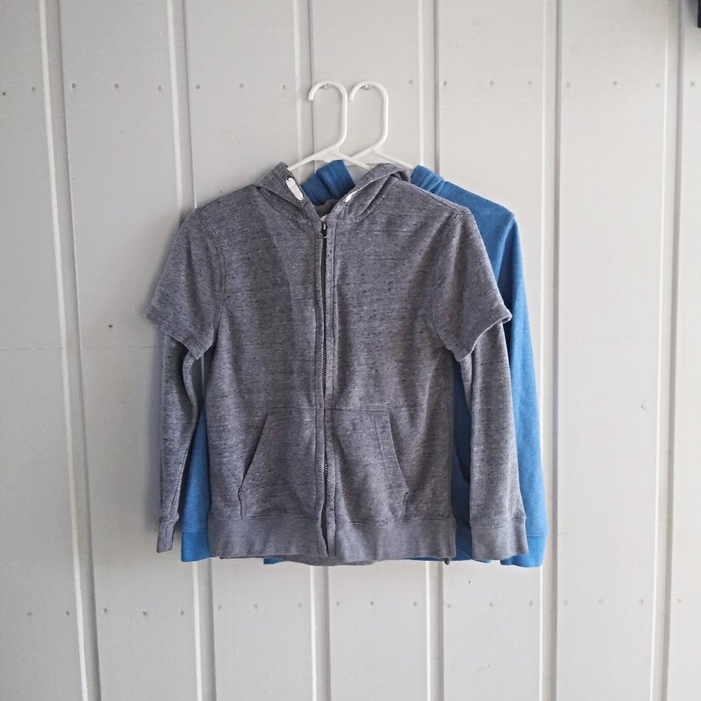 8/10 Boy's Full Zip Hoodies - Set of 2